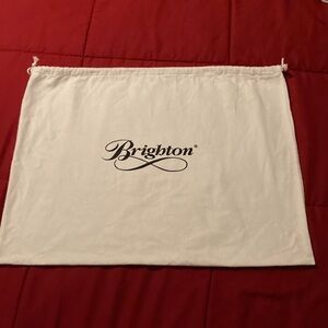 Brighton Large White Soft Cotton Storage Pouch